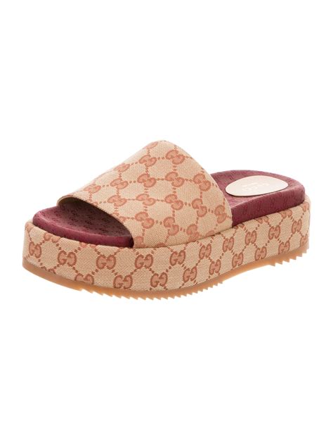 are gucci platform slides comfortable|Gucci angelina platform slides.